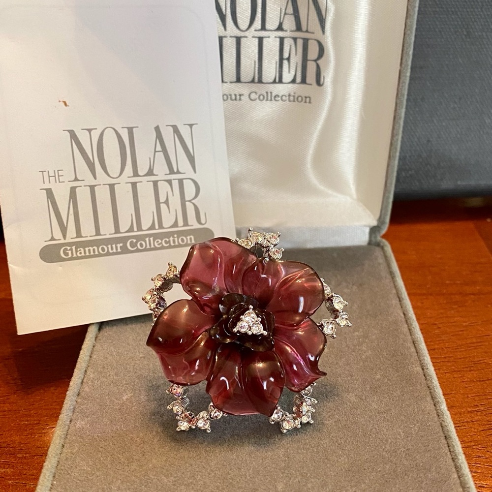 Nolan Miller French Chateau brooch